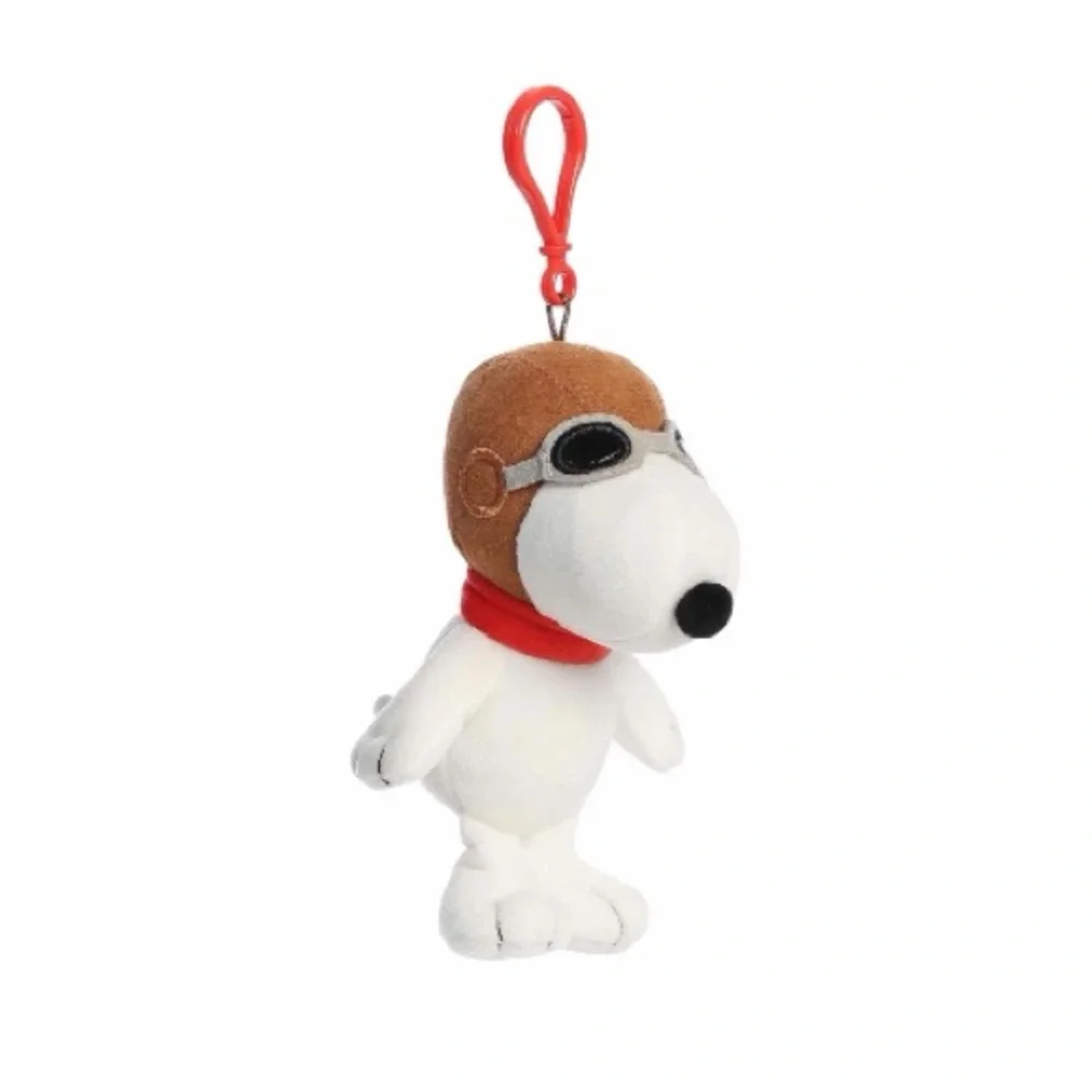 Adorable Peanuts Flying Ace Clip On Plush NWT